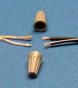 preparing for wire nuts